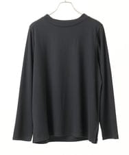OLKLA28054 eur3(エウルキューブ) 【大きいサイズ】プチハイネックリブカットソー ブラック(94)