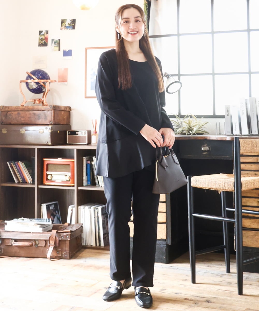 OLKLA30069 eur3(エウルキューブ) 【大きいサイズ】イレヘムロンT ブラック(94)