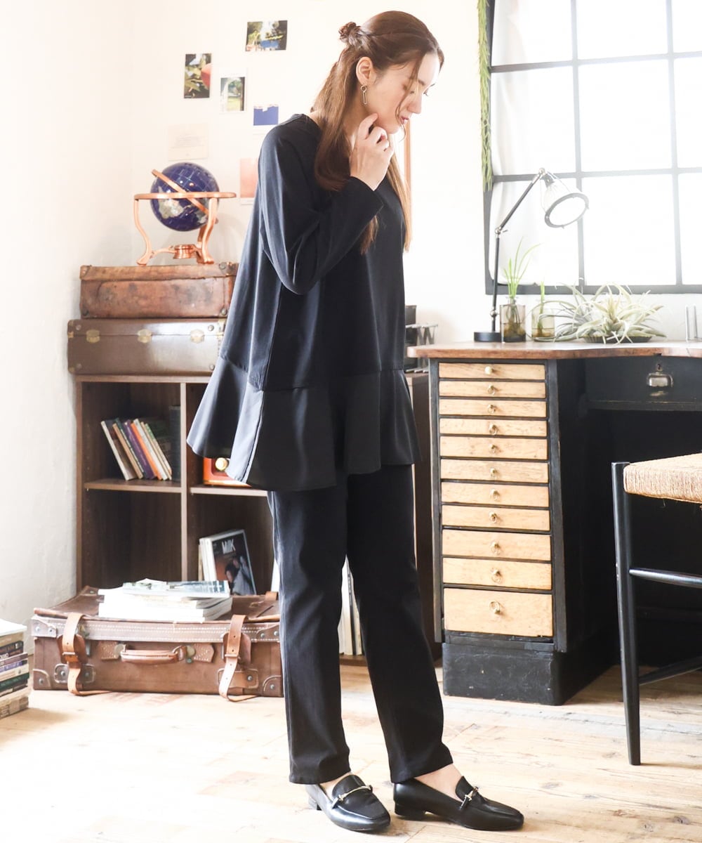 OLKLA30069 eur3(エウルキューブ) 【大きいサイズ】イレヘムロンT ブラック(94)