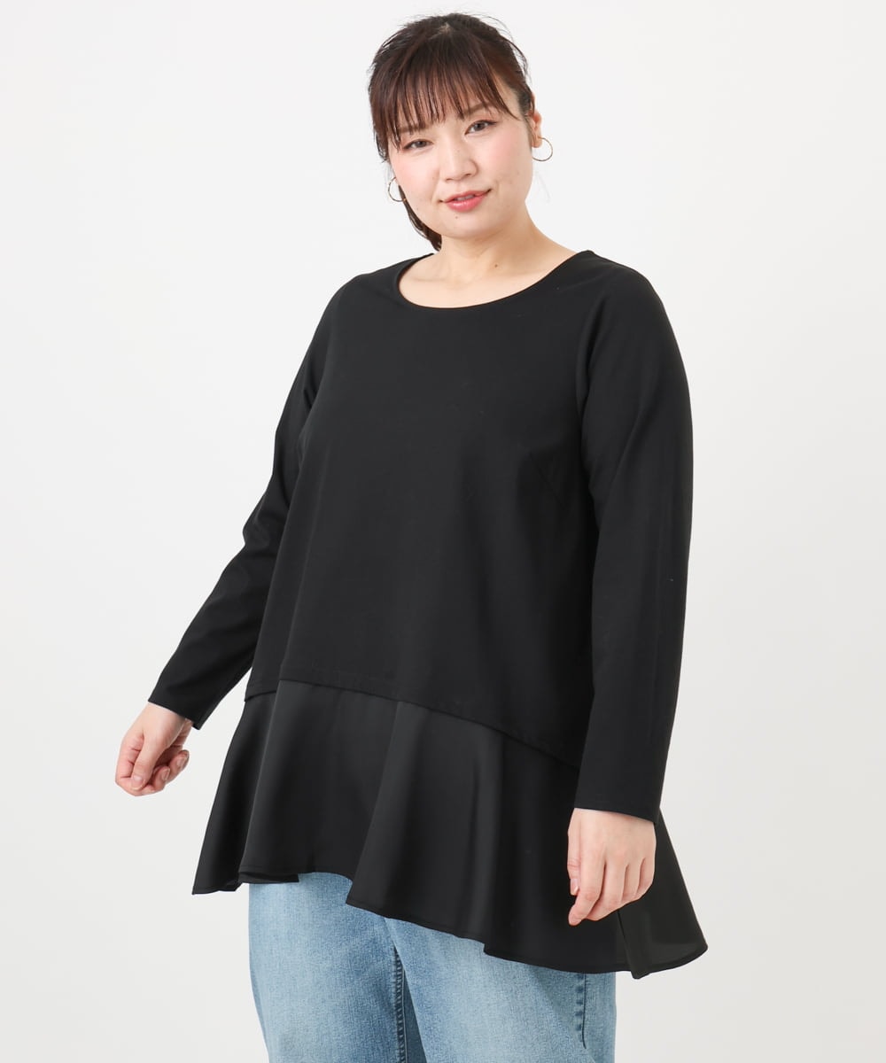 OLKLA30069 eur3(エウルキューブ) 【大きいサイズ】イレヘムロンT ブラック(94)