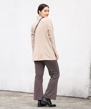 OLKLP07080 eur3(エウルキューブ) 【雑誌掲載】【大きいサイズ/11号サイズあり】リブハイネックチュニック ベージュ(82)