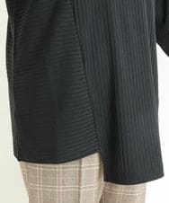 OLKLP07080 eur3(エウルキューブ) 【雑誌掲載】【大きいサイズ/11号サイズあり】リブハイネックチュニック ブラック(94)