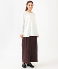 OLKLV11079 eur3(エウルキューブ) 【大きいサイズ】ペプラムトップス ホワイト(90)