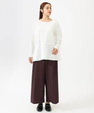 OLKLV11079 eur3(エウルキューブ) 【大きいサイズ】ペプラムトップス ホワイト(90)