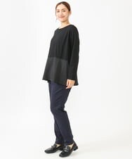 OLKLV11079 eur3(エウルキューブ) 【大きいサイズ】ペプラムトップス ブラック(94)