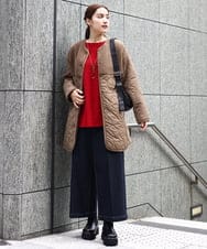 OLLAA08099 eur3(エウルキューブ) 【大きいサイズ】ワイドデニムパンツ ネイビー(57)