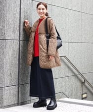 OLLAA08099 eur3(エウルキューブ) 【大きいサイズ】ワイドデニムパンツ ネイビー(57)
