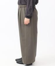 OLLAA26129 eur3(エウルキューブ) 【大きいサイズ】タックワイドパンツ カーキ(36)