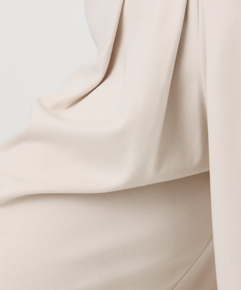 OLLAD06099 eur3(エウルキューブ) 【大きいサイズ】ウール調キュロットパンツ アイボリー(80)