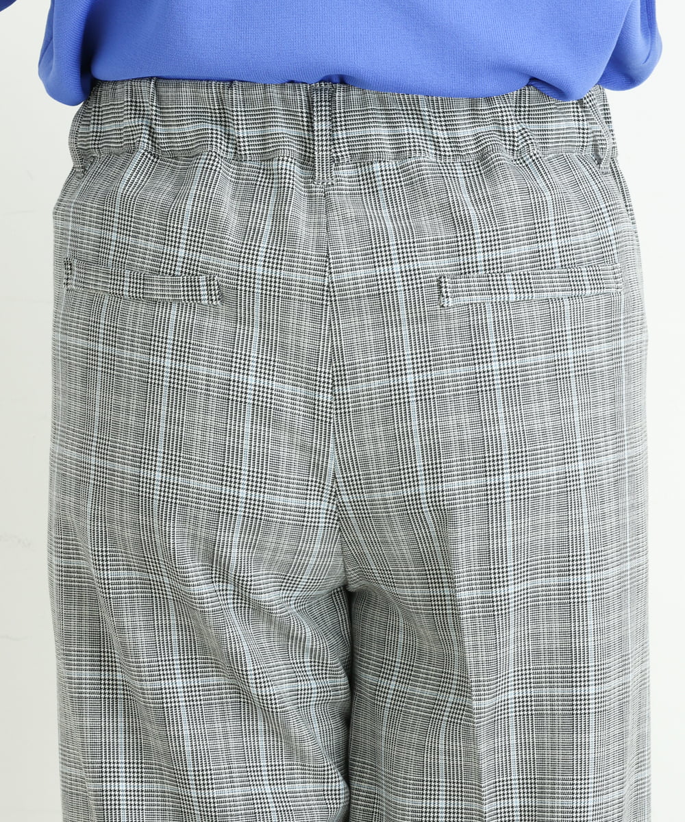 OLLAS03090 eur3(エウルキューブ) 【大きいサイズ】ロイヤルヒートワイドパンツ グレー(92)