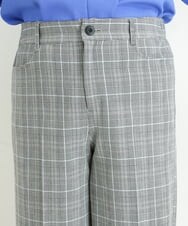 OLLAS03090 eur3(エウルキューブ) 【大きいサイズ】ロイヤルヒートワイドパンツ グレー(92)