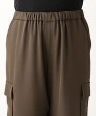OLLAV28129 eur3(エウルキューブ) 【大きいサイズ】ストレッチカーゴパンツ カーキ(36)