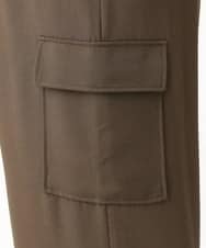 OLLAV28129 eur3(エウルキューブ) 【大きいサイズ】ストレッチカーゴパンツ カーキ(36)