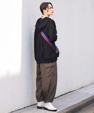 OLLAV28129 eur3(エウルキューブ) 【大きいサイズ】ストレッチカーゴパンツ カーキ(36)