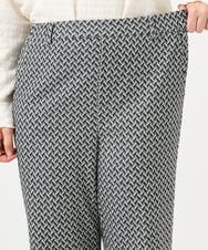 OLLBD22099 eur3(エウルキューブ) 【大きいサイズ】ストレートジャージーパンツ ダークグレー(93)
