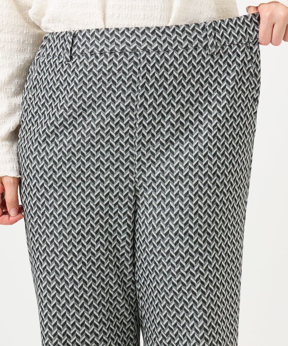 OLLBD22099 eur3(エウルキューブ) 【大きいサイズ】ストレートジャージーパンツ ダークグレー(93)