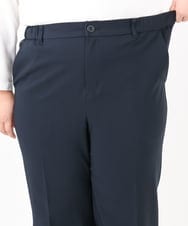 OLLBD23139 eur3(エウルキューブ) 【大きいサイズ/11号サイズあり/洗える/セットアップ対応】Wクロスストレートパンツ ネイビー(57)