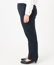OLLBD23139 eur3(エウルキューブ) 【大きいサイズ/11号サイズあり/洗える/セットアップ対応】Wクロスストレートパンツ ネイビー(57)