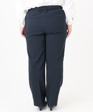 OLLBD23139 eur3(エウルキューブ) 【大きいサイズ/11号サイズあり/洗える/セットアップ対応】Wクロスストレートパンツ ネイビー(57)