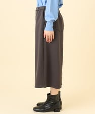 OLLBD28109 eur3(エウルキューブ) 【大きいサイズ】ジャージーキュロットパンツ ダークグレー(93)