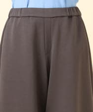 OLLBD28109 eur3(エウルキューブ) 【大きいサイズ】ジャージーキュロットパンツ ダークグレー(93)