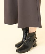 OLLBD28109 eur3(エウルキューブ) 【大きいサイズ】ジャージーキュロットパンツ ダークグレー(93)