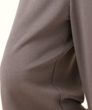 OLLBD28109 eur3(エウルキューブ) 【大きいサイズ】ジャージーキュロットパンツ ダークグレー(93)