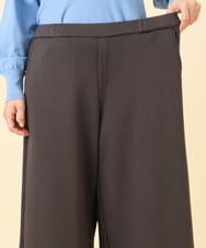 OLLBD28109 eur3(エウルキューブ) 【大きいサイズ】ジャージーキュロットパンツ ダークグレー(93)