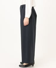 OLLDD05139 eur3(エウルキューブ) 【大きいサイズ/11号サイズあり/洗える/セットアップ対応】Wクロスワイドパンツ ネイビー(57)