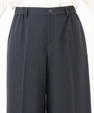 OLLDD05139 eur3(エウルキューブ) 【大きいサイズ/11号サイズあり/洗える/セットアップ対応】Wクロスワイドパンツ ネイビー(57)