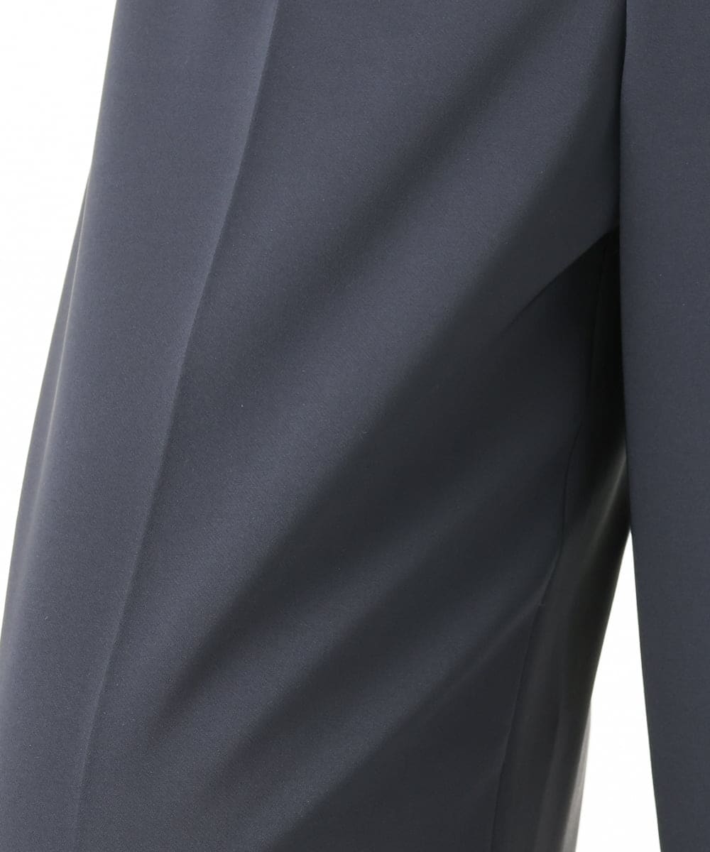 OLLDD05139 eur3(エウルキューブ) 【大きいサイズ/11号サイズあり/洗える/セットアップ対応】Wクロスワイドパンツ ネイビー(57)