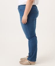 OLLDD13099 eur3(エウルキューブ) 【大きいサイズ】ゆるフィットデニム ライトブルー(50)
