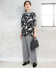 OLLED03139 eur3(エウルキューブ) 【大きいサイズ/11号サイズあり/セットアップ可能】ストレッチセンタープレスパンツ グレー