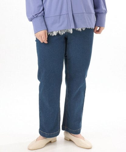 OLLED07109 eur3 【大きいサイズ】ストレッチストレートデニム