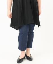 OLLFA33089 eur3(エウルキューブ) 【大きいサイズ/接触冷感】ストレッチデニムパンツ ネイビー(57)
