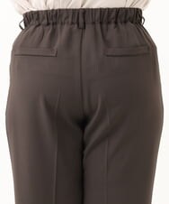 OLLGA17119 eur3(エウルキューブ) 【大きいサイズ/接触冷感】カノコタックテーパードパンツ ダークグレー(93)