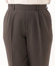 OLLGA17119 eur3(エウルキューブ) 【大きいサイズ/接触冷感】カノコタックテーパードパンツ ダークグレー(93)