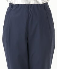 OLLGA23089 eur3(エウルキューブ) 【シリーズ累計販売2万枚！/大きいサイズ/接触冷感】さらさらストレッチカットレングステーパードパンツ ネイビー(57)