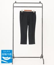 OLLGA26089 eur3(エウルキューブ) 【大きいサイズ/接触冷感】サマーハイパーカットレングスパンツ ブラック(94)