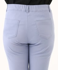 OLLGA27089 eur3(エウルキューブ) 【大きいサイズ/接触冷感】サマーハイパーストレッチパンツ ブルー(55)