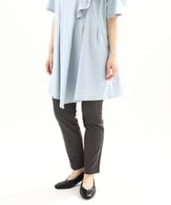 OLLGA27089 eur3(エウルキューブ) 【大きいサイズ/接触冷感】サマーハイパーストレッチパンツ ダークグレー(93)
