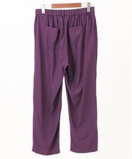 OLLGA41119 eur3(エウルキューブ) 【大きいサイズ/接触冷感】コードピケソフトストレッチパンツ パープル(63)