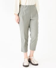 OLLGV10089 eur3(エウルキューブ) 【シリーズ累計販売1万5千枚！】【大きいサイズ/接触冷感】さらさらストレッチカットレングステーパードパンツ カーキ(36)