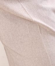 OLLHS40100 eur3(エウルキューブ) 【大きいサイズ】リネンライクキュロットパンツ ベージュ(82)