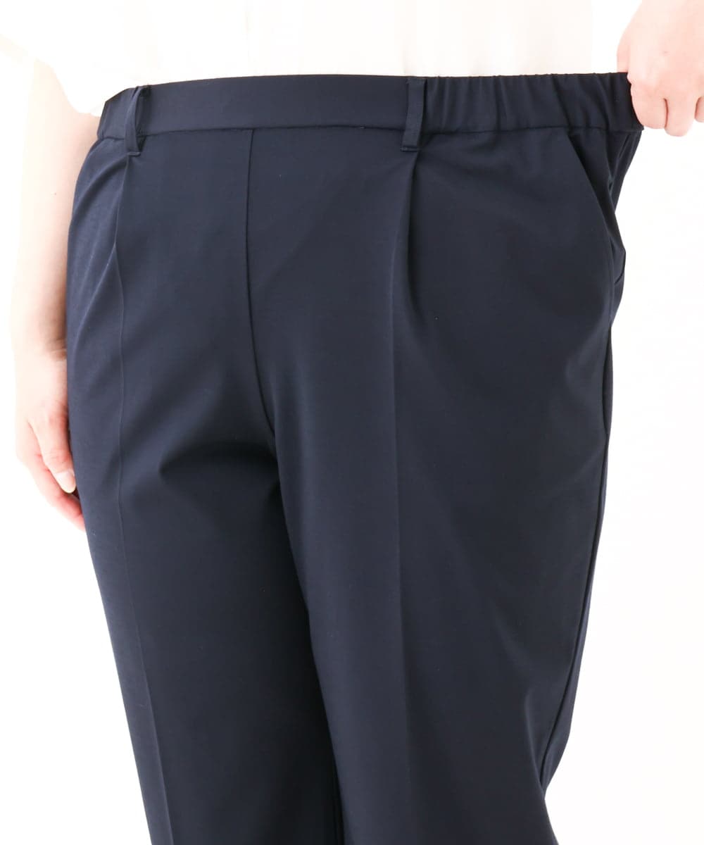 OLLHV32139 eur3(エウルキューブ) 【大きいサイズ/セットアップ対応】接触冷感カノコパンツ ネイビー(57)