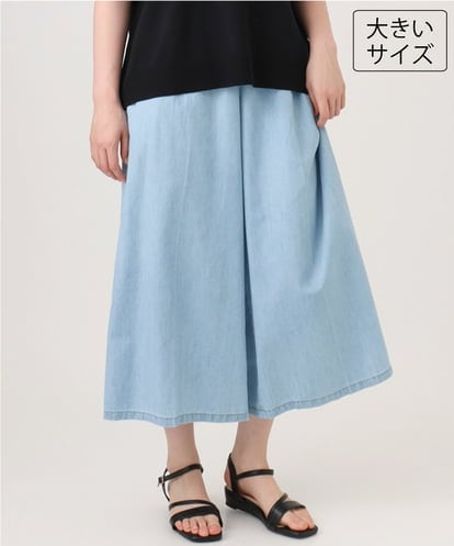 OLLID35109 eur3 【大きいサイズ】ライトオンスデニムパンツ