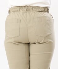 OLLJS08109 eur3(エウルキューブ) 【大きいサイズ】前スリットストレートパンツ ベージュ(82)