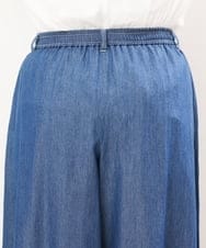 OLLJS53099 eur3(エウルキューブ) 【大きいサイズ】デニムフレアパンツ ブルー(55)