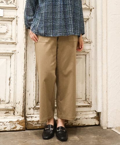 OLLKA04099 eur3 【大きいサイズ】ストレッチベイカーパンツ
