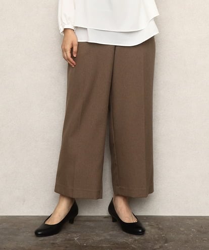 OLLKA07139  【大きいサイズ/11号サイズあり】ソフィーツイルセンタープレスパンツ
